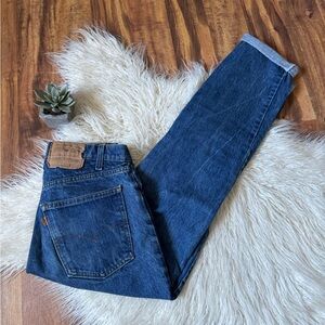 Levi’s Vintage Orange Tab Dark Wash Jeans